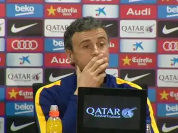 Luis Enrique en rueda de prensa Luis Enrique en rueda de prensa