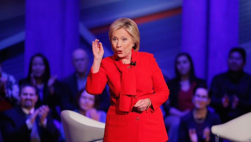 La asppirante demócrata, Hiillary Clinton.
