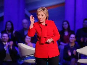 La asppirante demócrata, Hiillary Clinton. La asppirante demócrata, Hiillary Clinton.