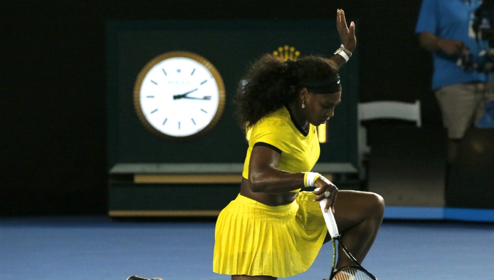 Serena Williams, tras ganar a Radwanska en Australia