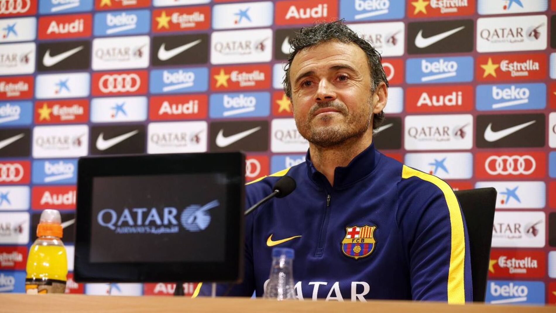 Luis Enrique en rueda de prensa