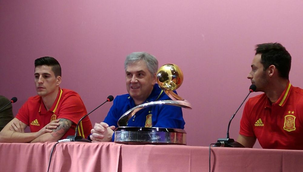 José Venancio, durante la rueda de prensa