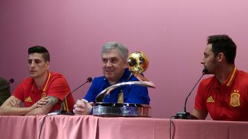 José Venancio, durante la rueda de prensa