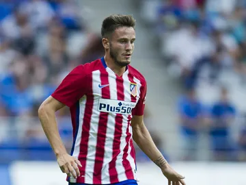 Saúl Ñíguez, con el Atlético Saúl Ñíguez, con el Atlético