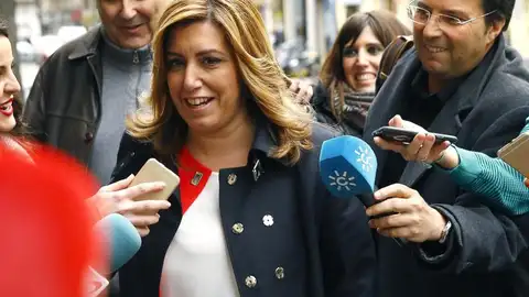 Susana Díaz a su llegada al Comité Federal Susana Díaz a su llegada al Comité Federal