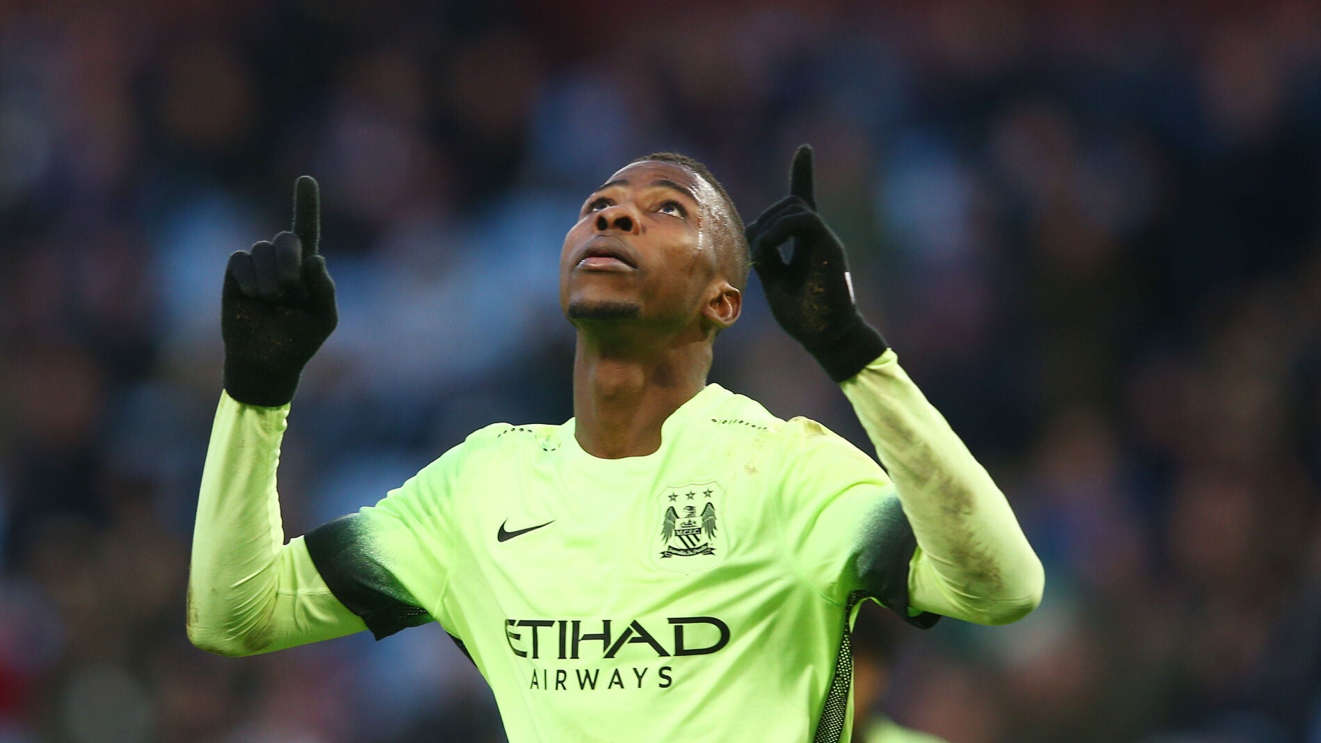 Kelechi Iheanacho celebra un gol frente al West Ham