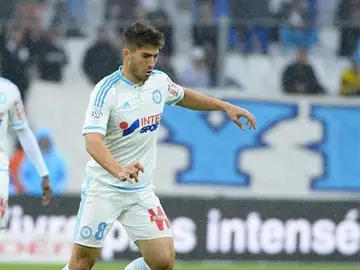 Lucas Silva, con el Olympique de Marsella Lucas Silva, con el Olympique de Marsella
