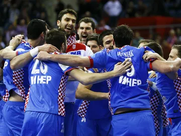 Croacia celebra su bronce Croacia celebra su bronce