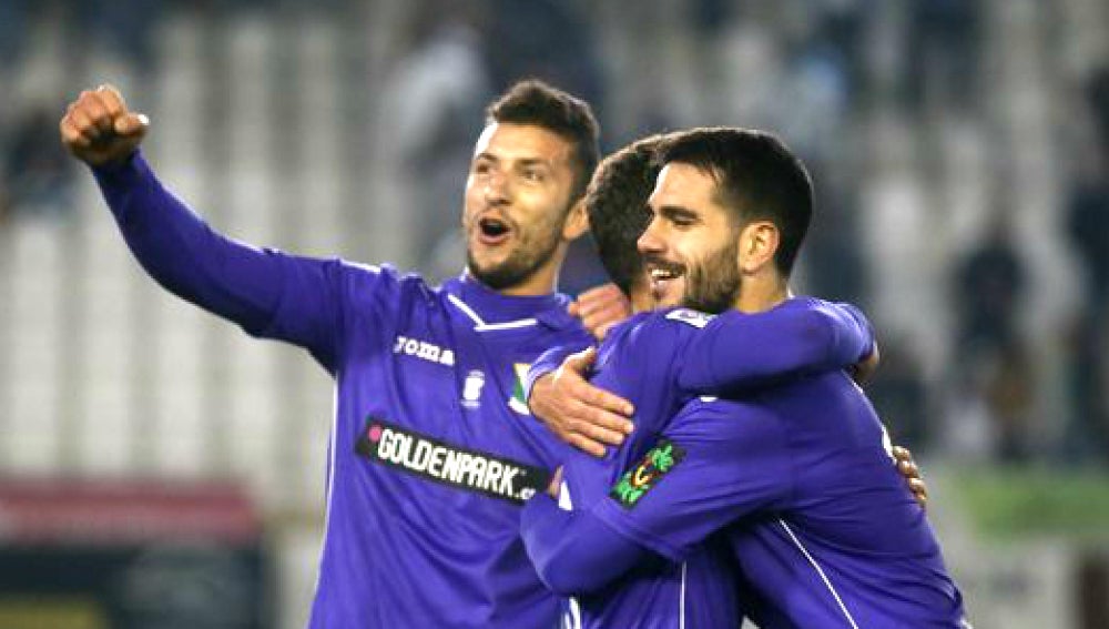 El Leganés celebra un gol
