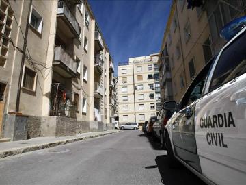 Un coche de la Guardia Civil