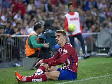 Griezmann se lamenta Griezmann se lamenta