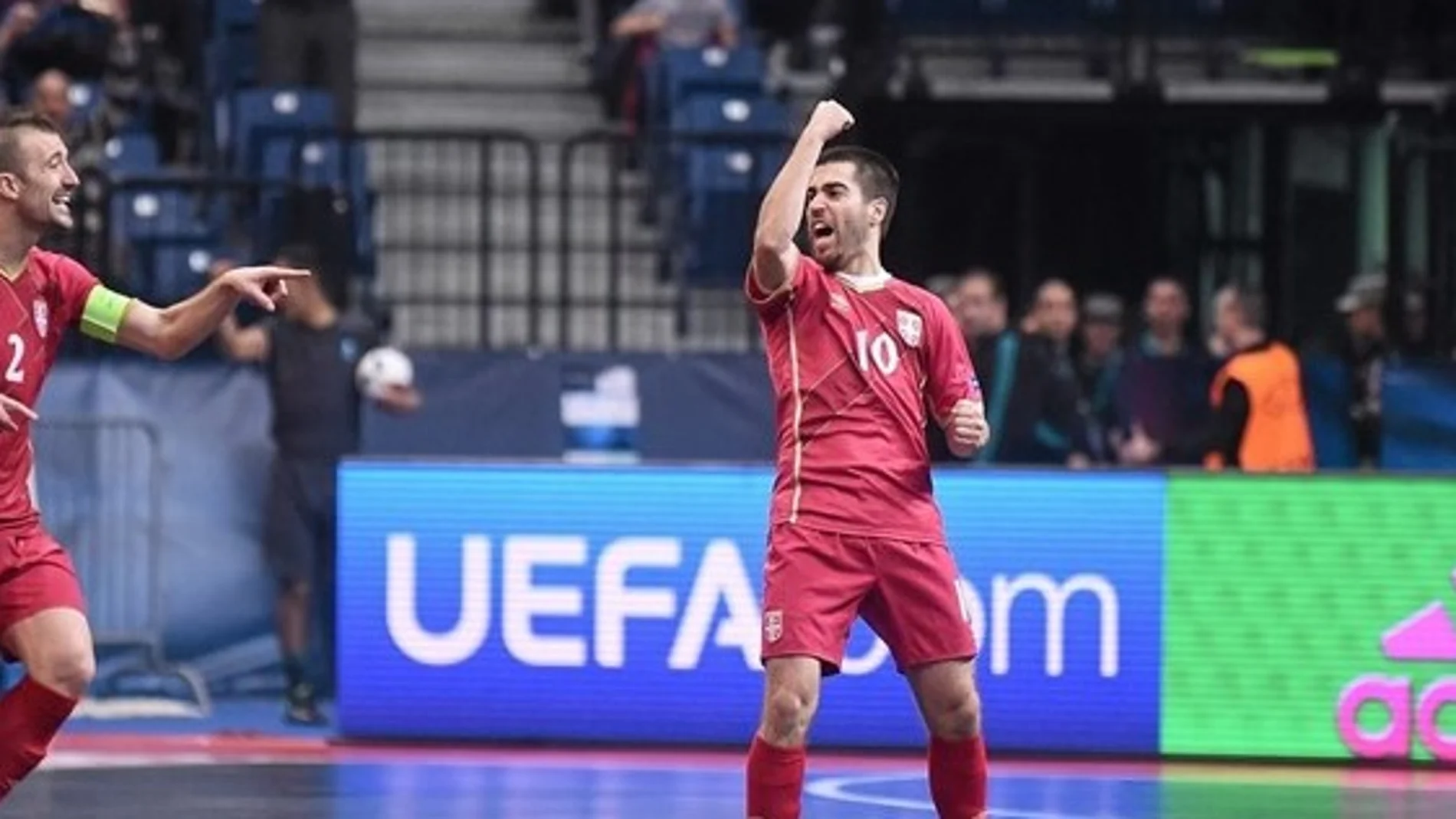 Serbia gana a Eslovenia en el partido inagural del Europeo de Fútbol Sala Serbia gana a Eslovenia en el partido inagural del Europeo de Fútbol Sala