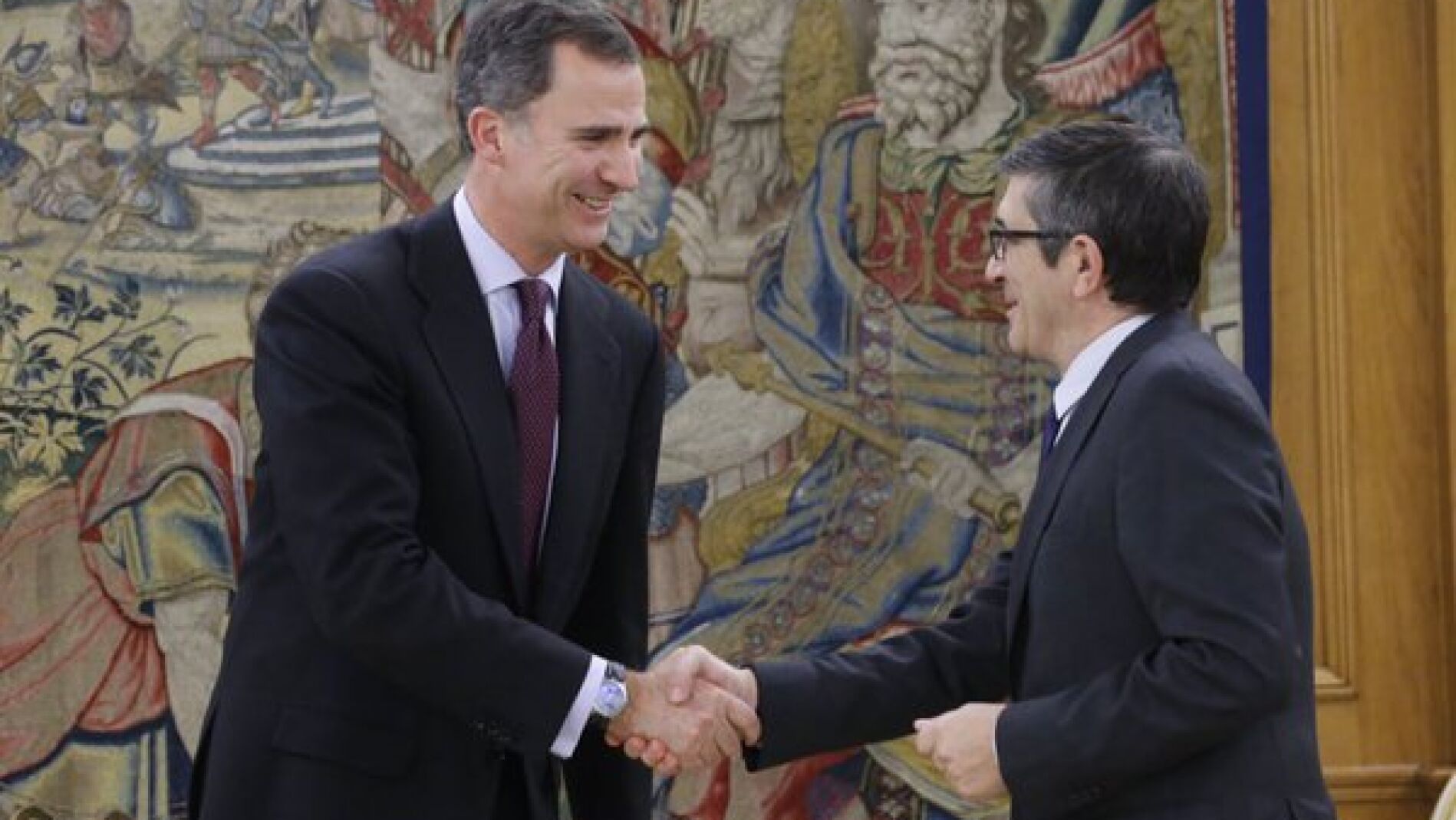 El Rey recibe a Patxi L&oacute;pez