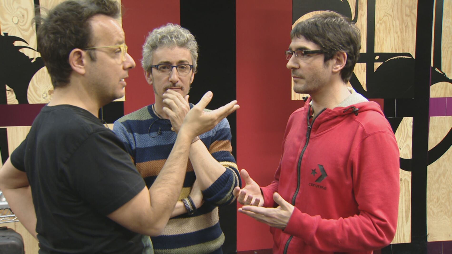 &Agrave;ngel L&agrave;cer, David Fern&aacute;ndez y Juanra Bonet