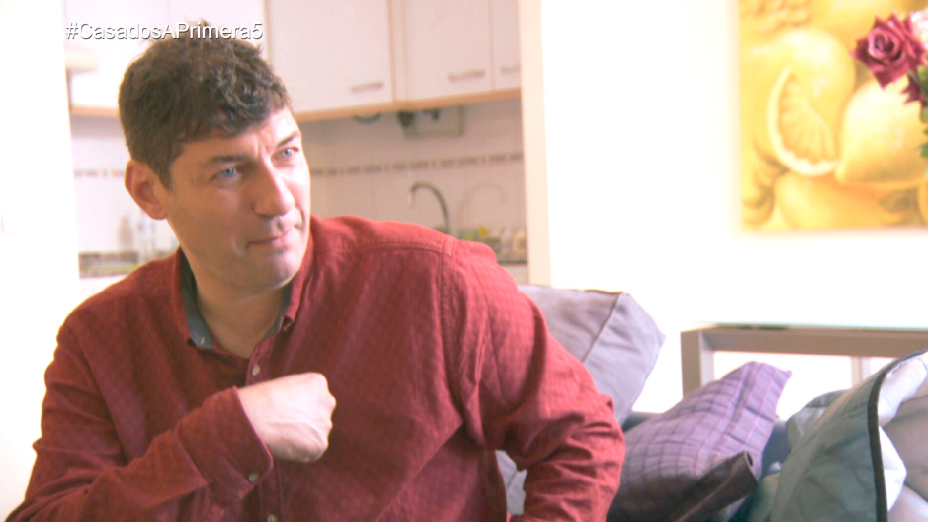 "No estoy acostumbrado a vivir entre tanta mierda"