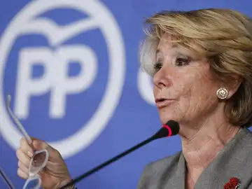 La portavoz del PP en el Ayuntamiento de Madrid, Esperanza Aguirre La portavoz del PP en el Ayuntamiento de Madrid, Esperanza Aguirre