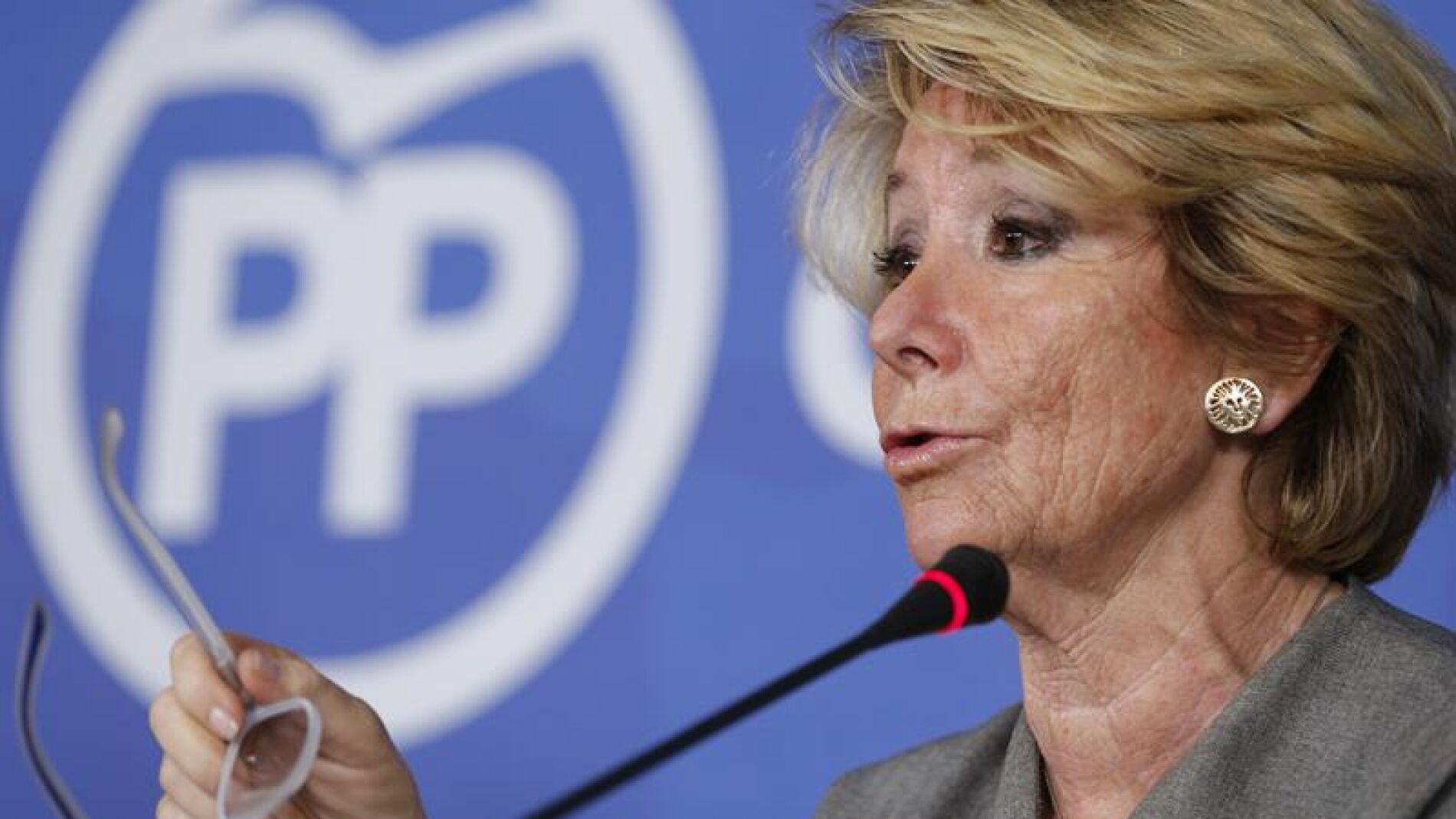La portavoz del PP en el Ayuntamiento de Madrid, Esperanza Aguirre