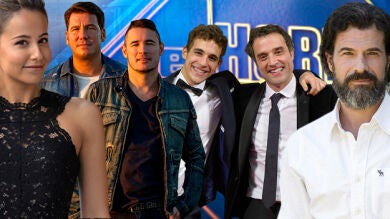 Andy y Lucas, Irene Escolar y Rodolfo Sancho y Daniel Guzmán y Miguel Herrán en 'El Hormiguero 3.0'