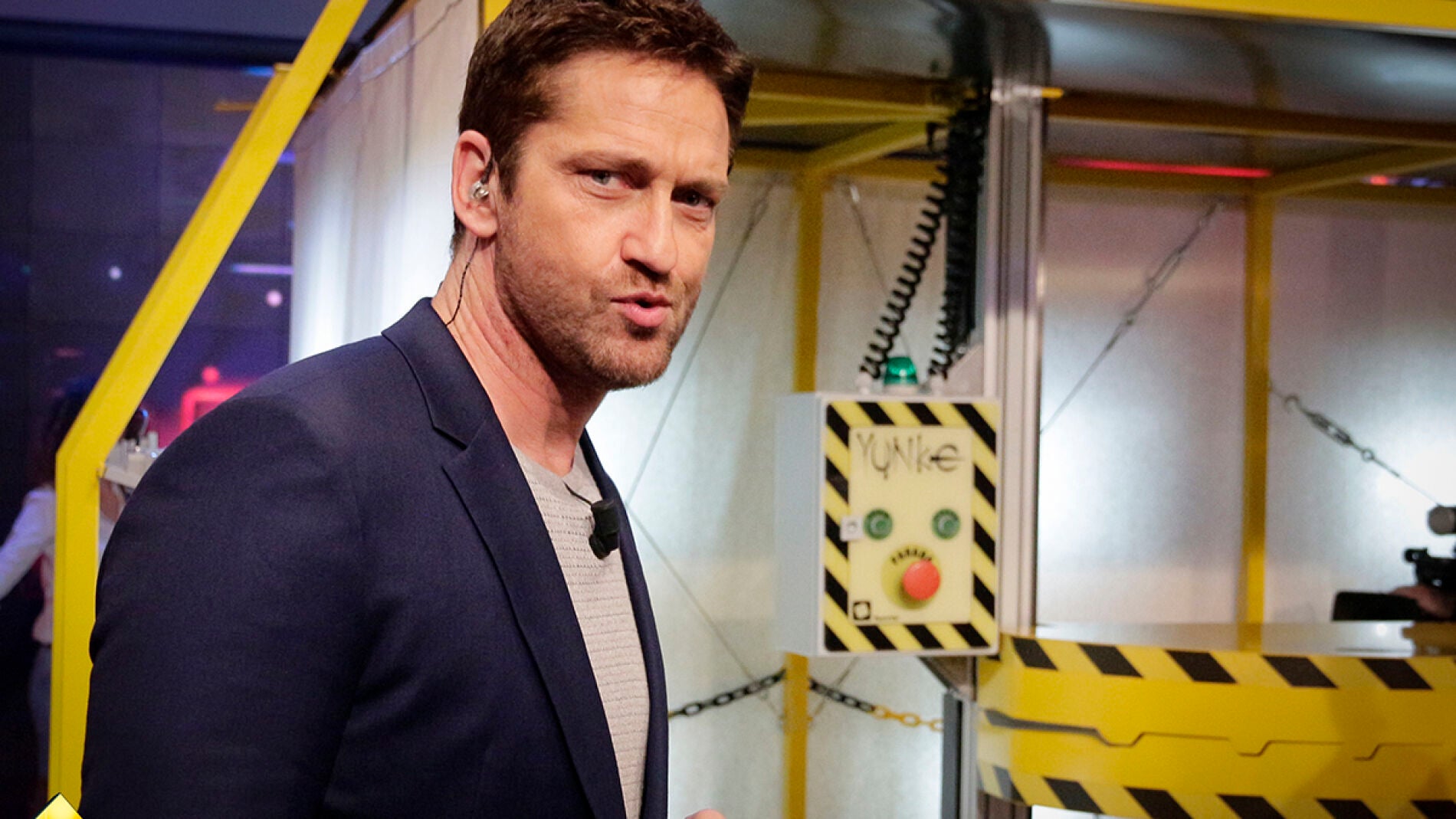 Gerar Butler con Yunke y Jandro en 'El Hormiguero 3.0'