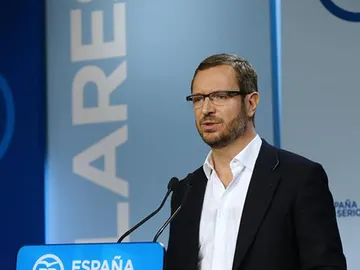Javier Maroto durante una comparecencia en la sede del PP (Archivo) Javier Maroto durante una comparecencia en la sede del PP (Archivo)
