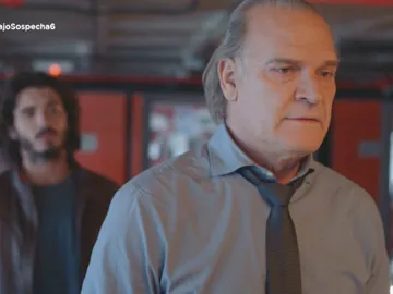 El comisario Casas y Víctor El comisario Casas y Víctor