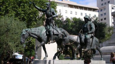 Así será la nueva Plaza de España de Madrid: más árboles, un paso elevado peatonal, el monumento a Cervantes ...
