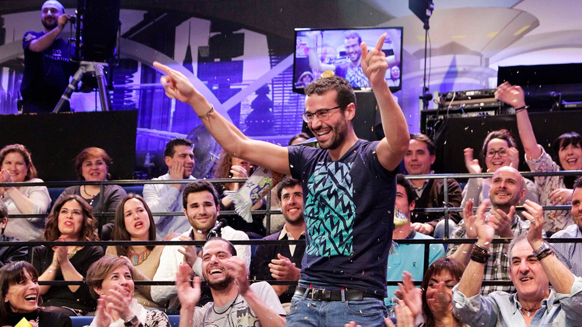 Daniel Guzm&aacute;n y Miguel Herr&aacute;n en 'El Hormiguero 3.0'