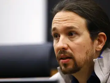 Iglesias durante su comparecencia Iglesias durante su comparecencia