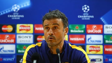 Luis Enrique en rueda de prensa