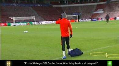 El 'profe' Ortega, tras pisar el césped del Phillips Stadion: 