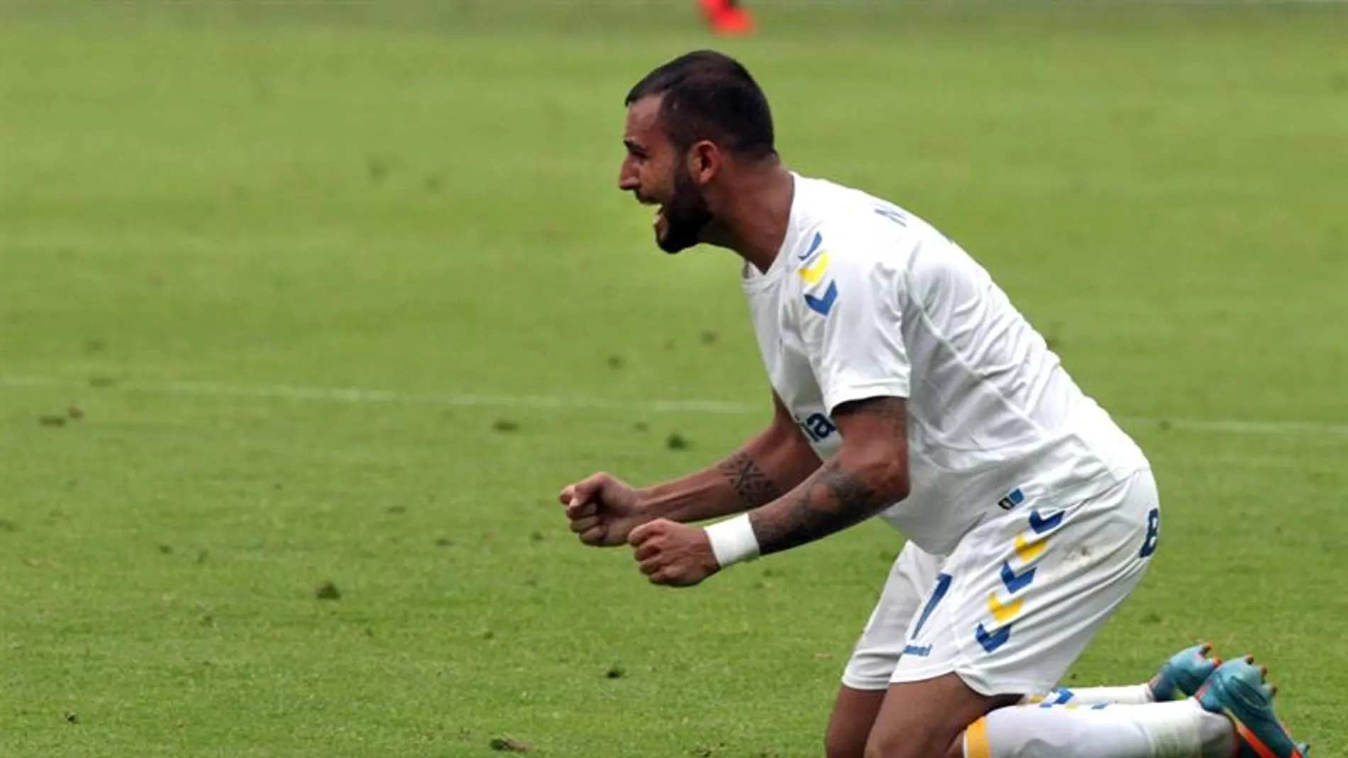 Nauzet Alemán, durante un partido con Las Palmas Nauzet Alemán, durante un partido con Las Palmas