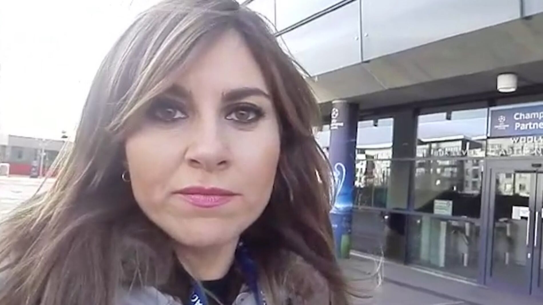 Susana Guasch, en los exteriores del Emirates Stadium