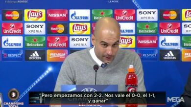 Guardiola, sobre el partido de vuelta: 