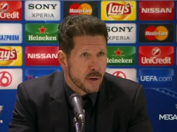 Simeone en rueda de prensa Simeone en rueda de prensa