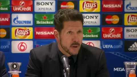 Simeone en rueda de prensa Simeone en rueda de prensa