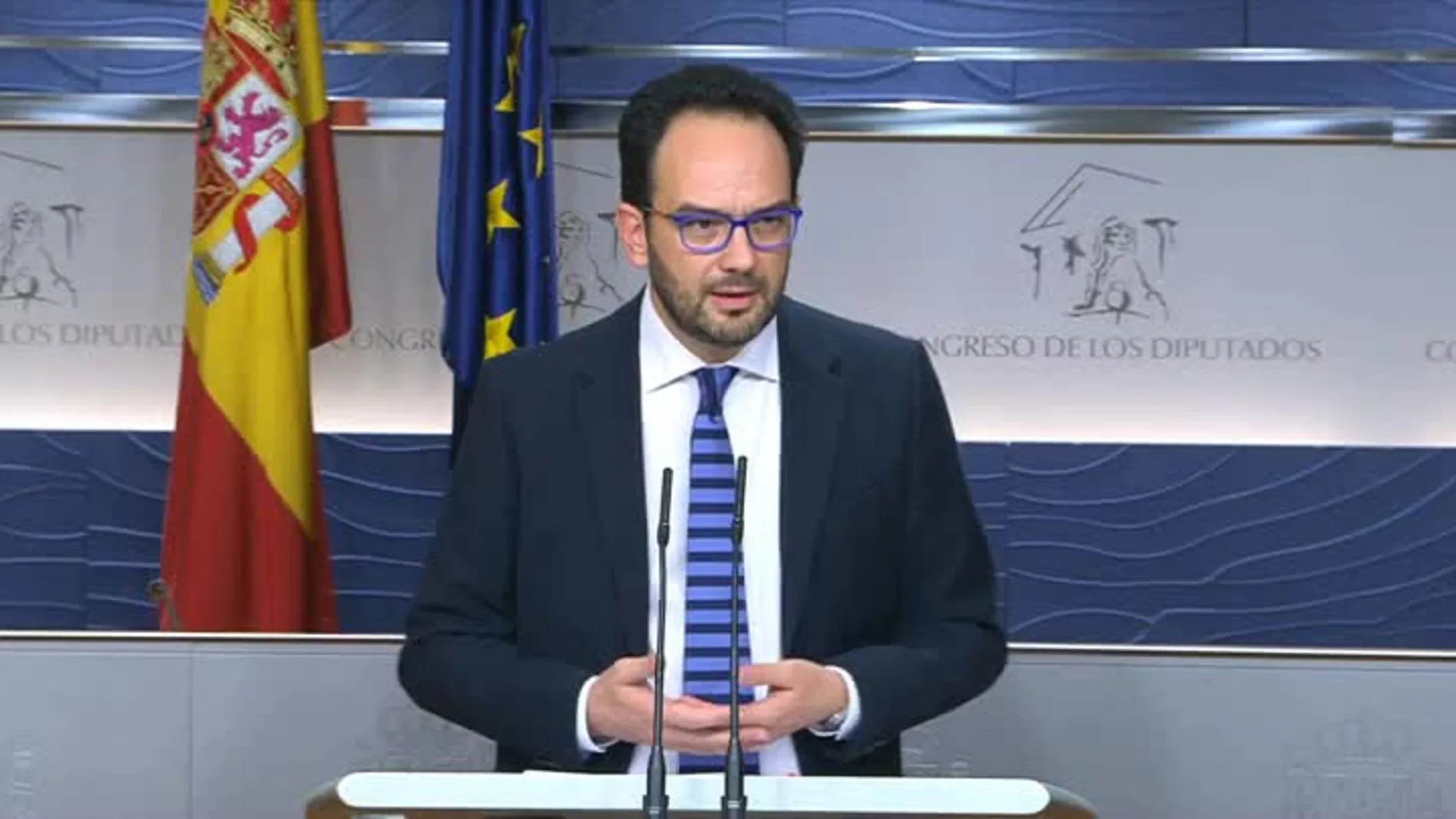 Antonio Hernando durante su comparecencia en el Congreso de los Diputados Antonio Hernando durante su comparecencia en el Congreso de los Diputados