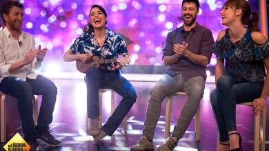 Pilar Rubio canta en directo en 'El Hormiguero'