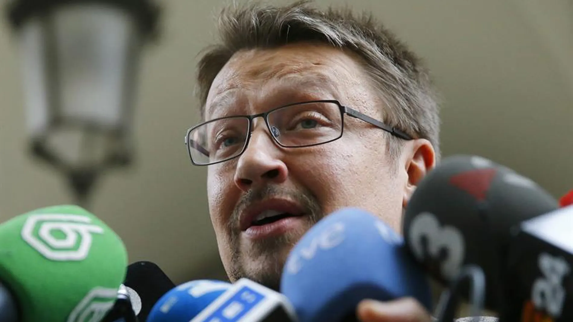 El portavoz de En Comú Podem e nel Congreso, Xavier Domènech El portavoz de En Comú Podem e nel Congreso, Xavier Domènech