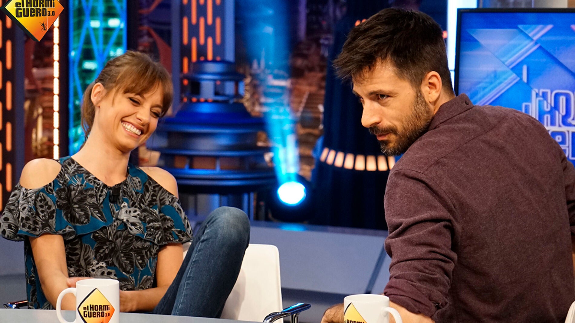 Michelle Jenner y Hugo Silva en 'El Hormiguero 3.0'