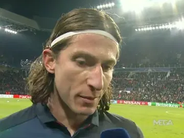 Filipe Luis atiende a la prensa Filipe Luis atiende a la prensa