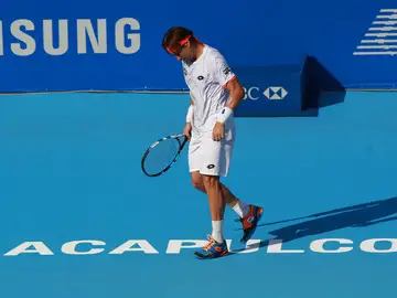 Ferrer, cabizbajo tras un punto ante Dolgopolov Ferrer, cabizbajo tras un punto ante Dolgopolov