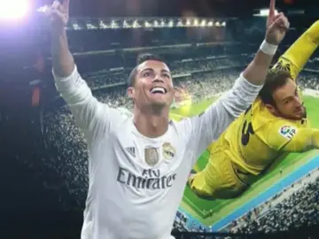 Cristiano y Oblack durante una comparativa Cristiano y Oblack durante una comparativa