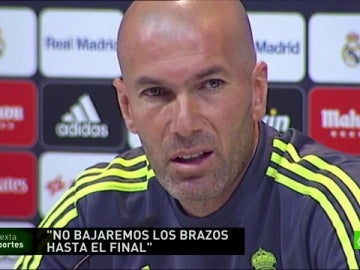 Frame 25.043237 de: Zidane: "Nuestra temporada no se acaba con el derbi"