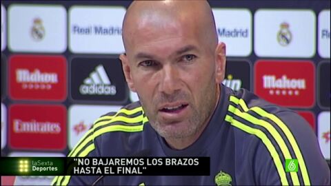 Frame 25.043237 de: Zidane: "Nuestra temporada no se acaba con el derbi"