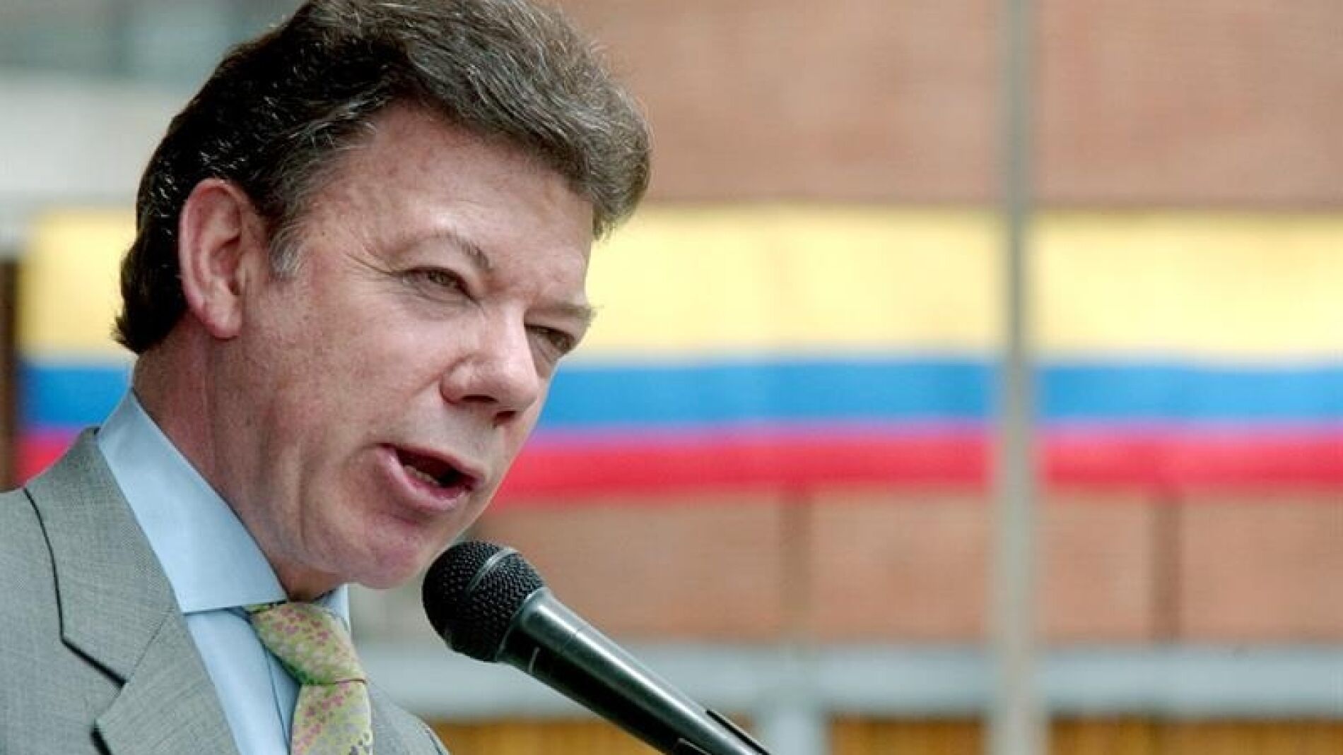 El presidente colombiano, Juan Manuel Santos