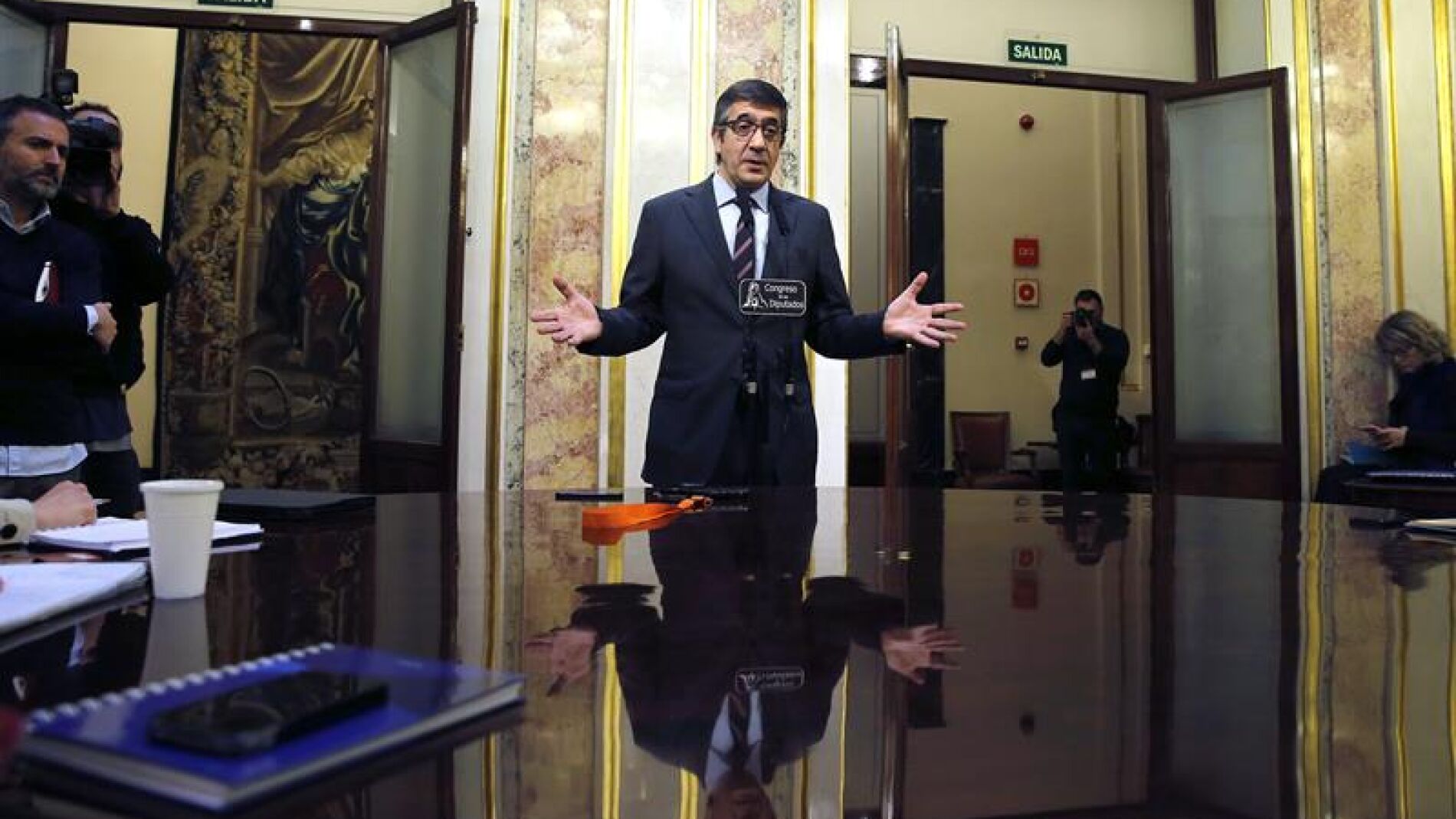 El presidente del Congreso, Patxi L&oacute;pez