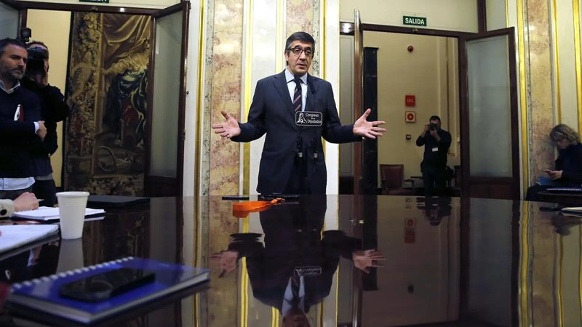 El presidente del Congreso, Patxi López El presidente del Congreso, Patxi López