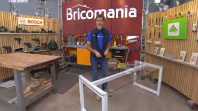 Bricomanía construye una mesa de comedor con una estructura metálica