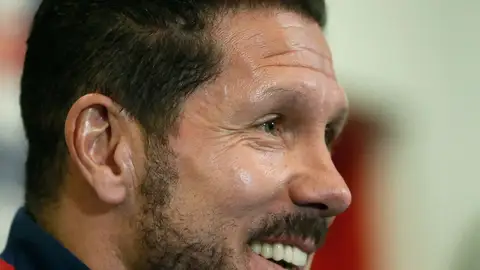 Simeone, en rueda de prensa Simeone, en rueda de prensa