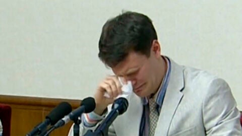 El estudiante detenido en Corea del Norte
